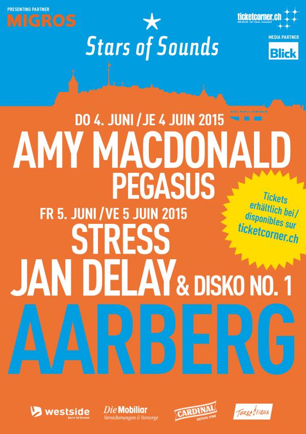 150508 Stars of Sounds Plakat Aarberg A2 Druck